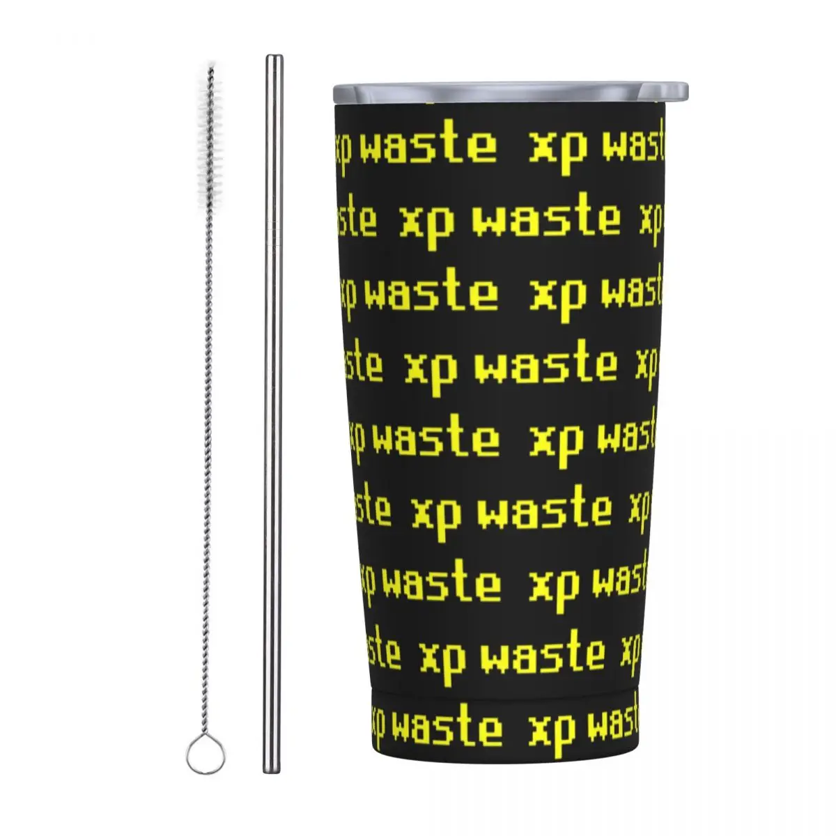 Runescape Xp Waste Stainless Steel Tumbler Vacuum Insulated Mug Thermal Cold Cup Straws With Lid 20oz