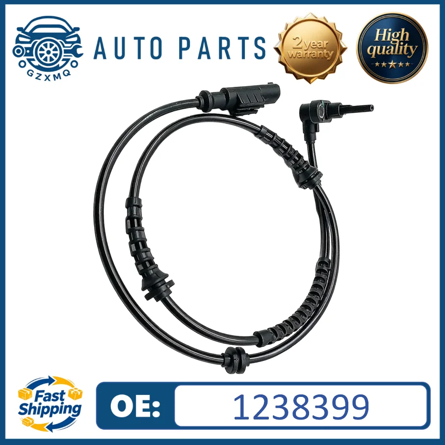 Sensor de velocidad de rueda ABS delantero 1238399 para Opel Adam Corsa D Van Corsa E Vauxhall Adam Corsa Mk III