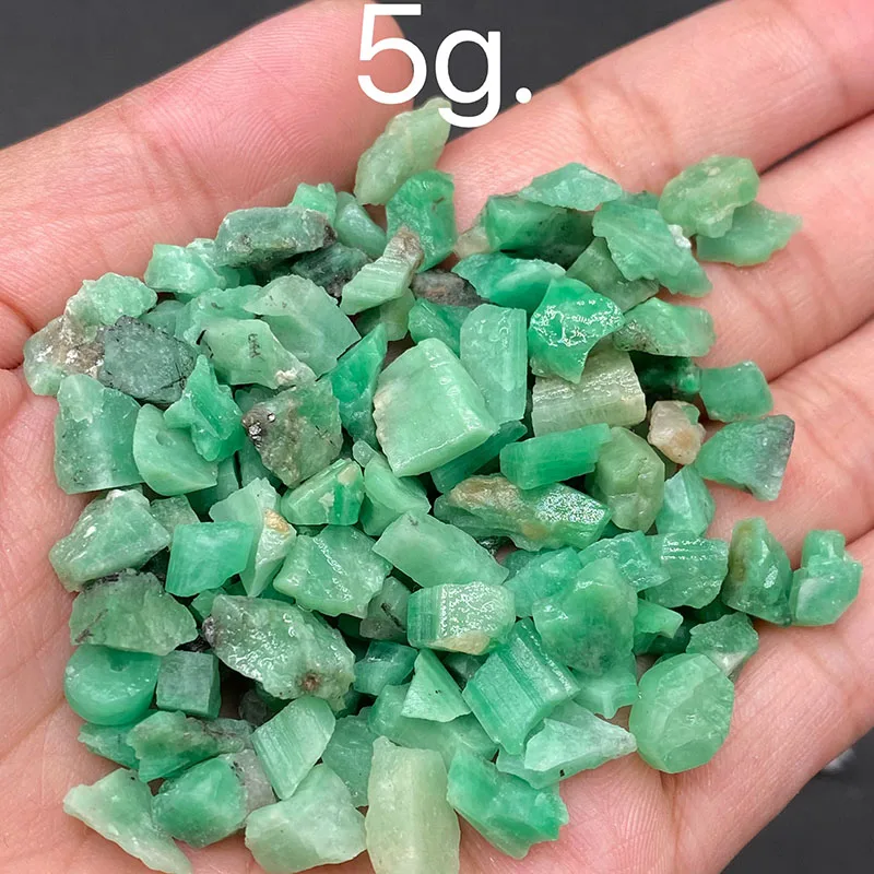 100% natural Emerald rough mineral specimens, jewelry beads, crystal ore