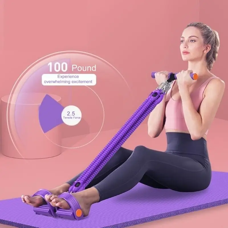 حزام تمارين الكاحل متعدد الوظائف، دواسات القدم القابلة للتنظيم، حزام مقاومة لتمدد الساق، معدات نحت الجسم بالكامل