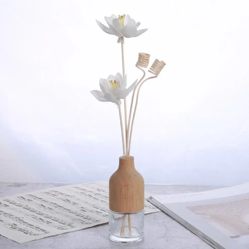 Primäre Farbe Blume Form Kein Feuer Aromatherapie Rattan Für Reed Diffuser Ersatz Sticks Home Bad Dekoration