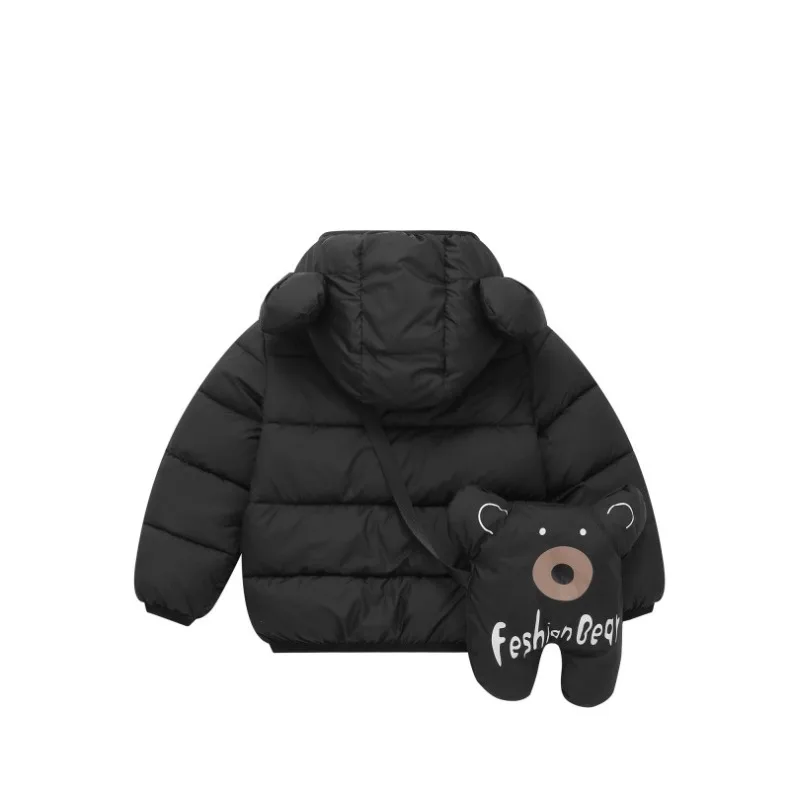 Herbst- und Winterjacke für Babys und Kleinkinder, wattierte Baumwolljacke, warme Daunenjacke für Kinder, lässige Oberbekleidung für Kinder, inklusive Tasche, Neu – Detail 5