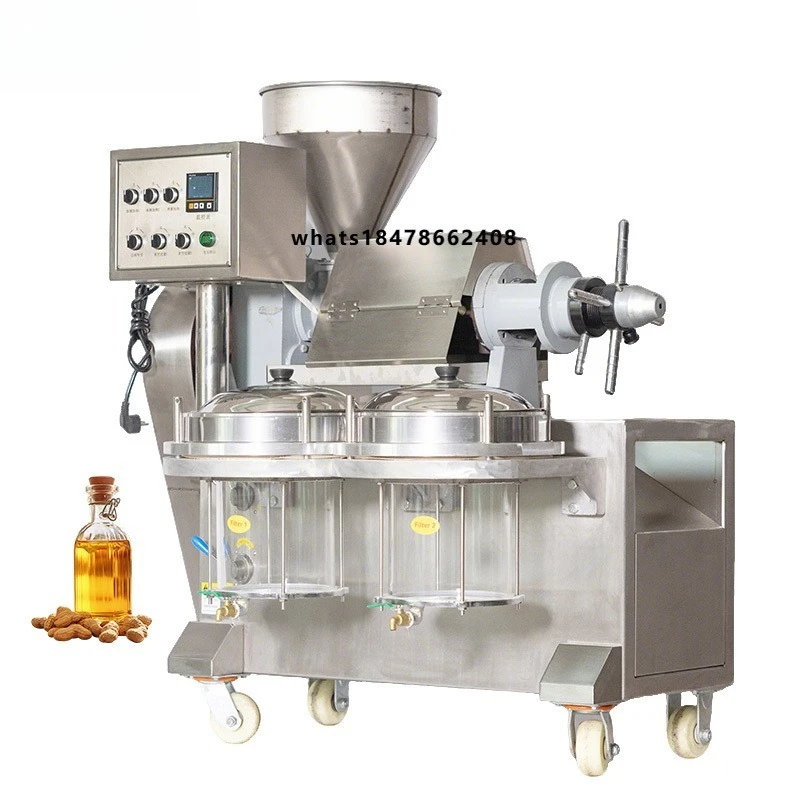 Peanut Sunflower Seed Cooking Oil Processing Machine With Filter Vegetable Seed Cooking Oil Making Machine