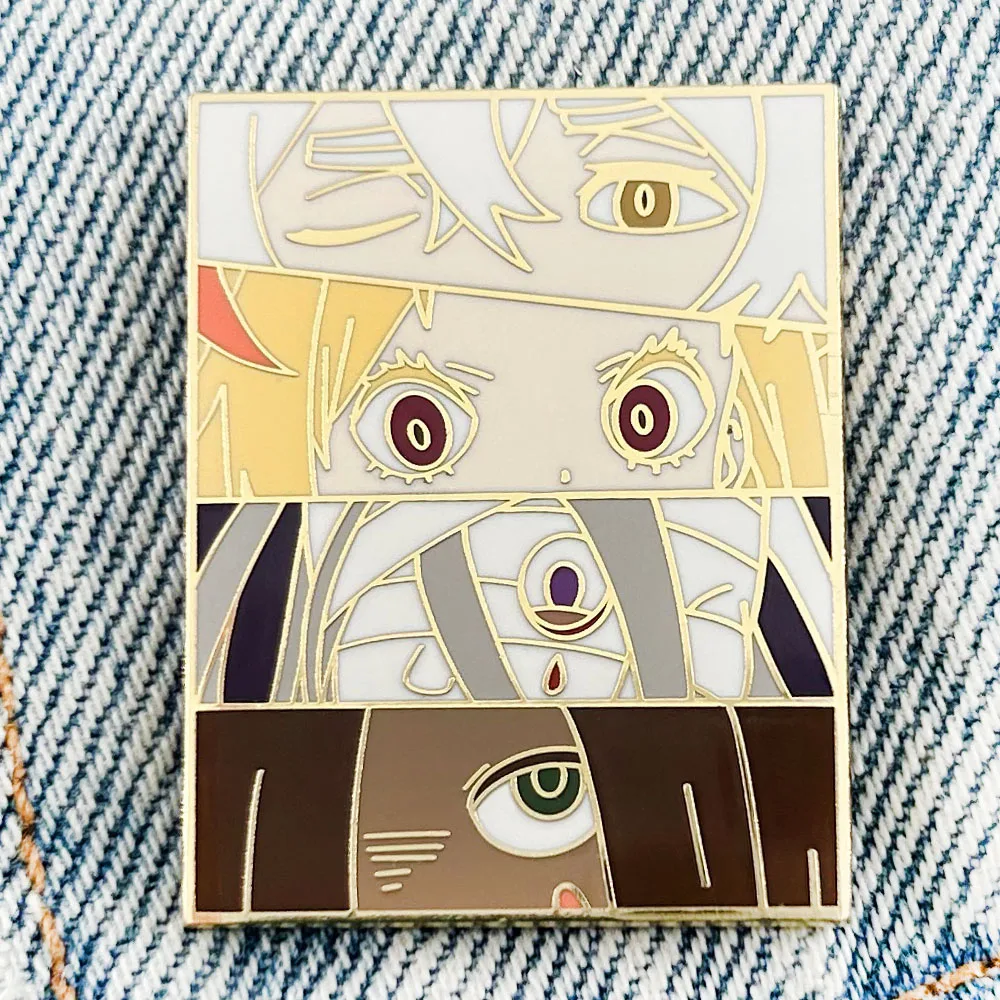 Re: Zero Pin de solapa Sin Archbishop Eyes insignia Capella Emerada Lugunica Sirius Romanée-Conti broche regalo de Cosplay