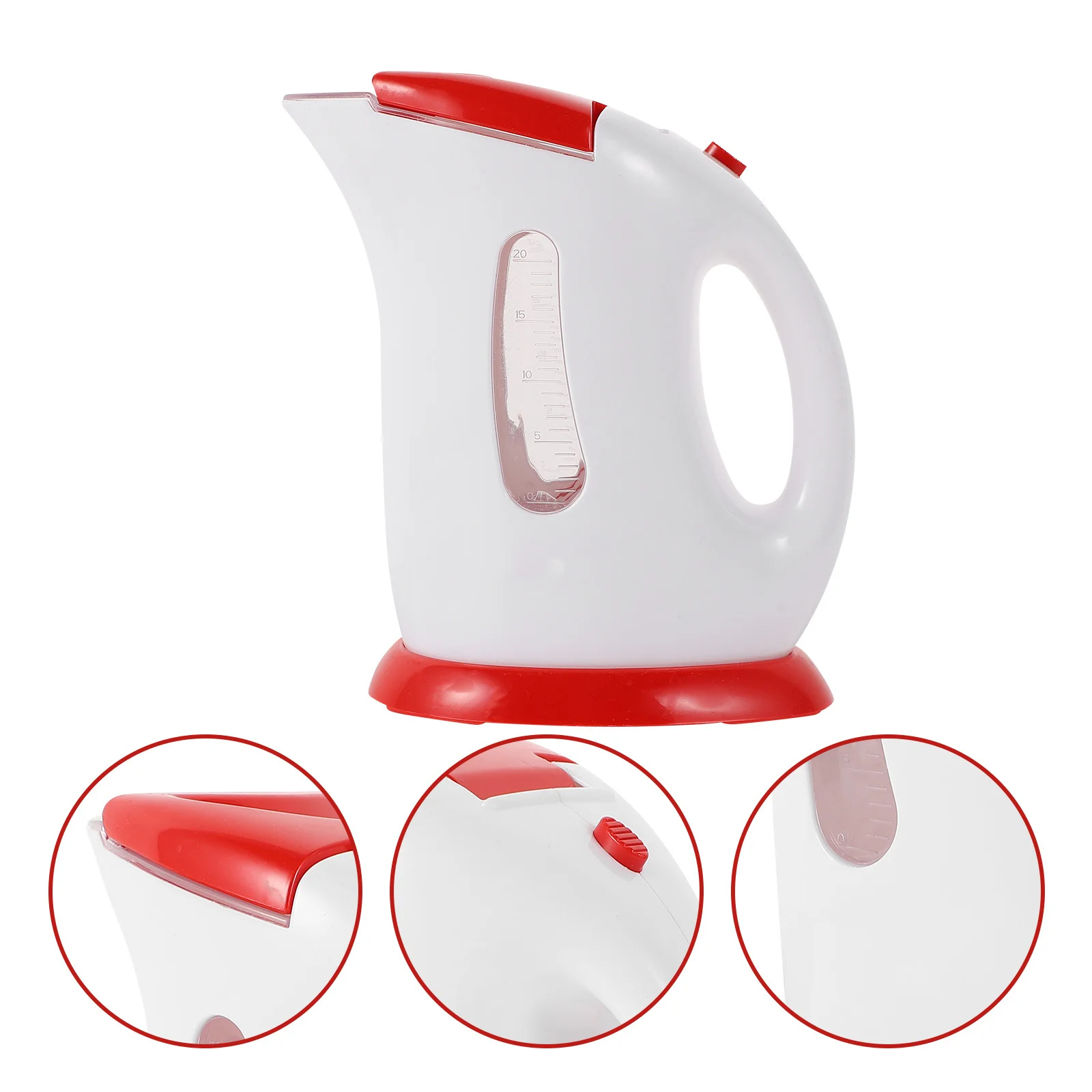 

1pc Luminous Educational Plastic Mini Home Appliance Plaything Safe No Plastic Kettle Needed