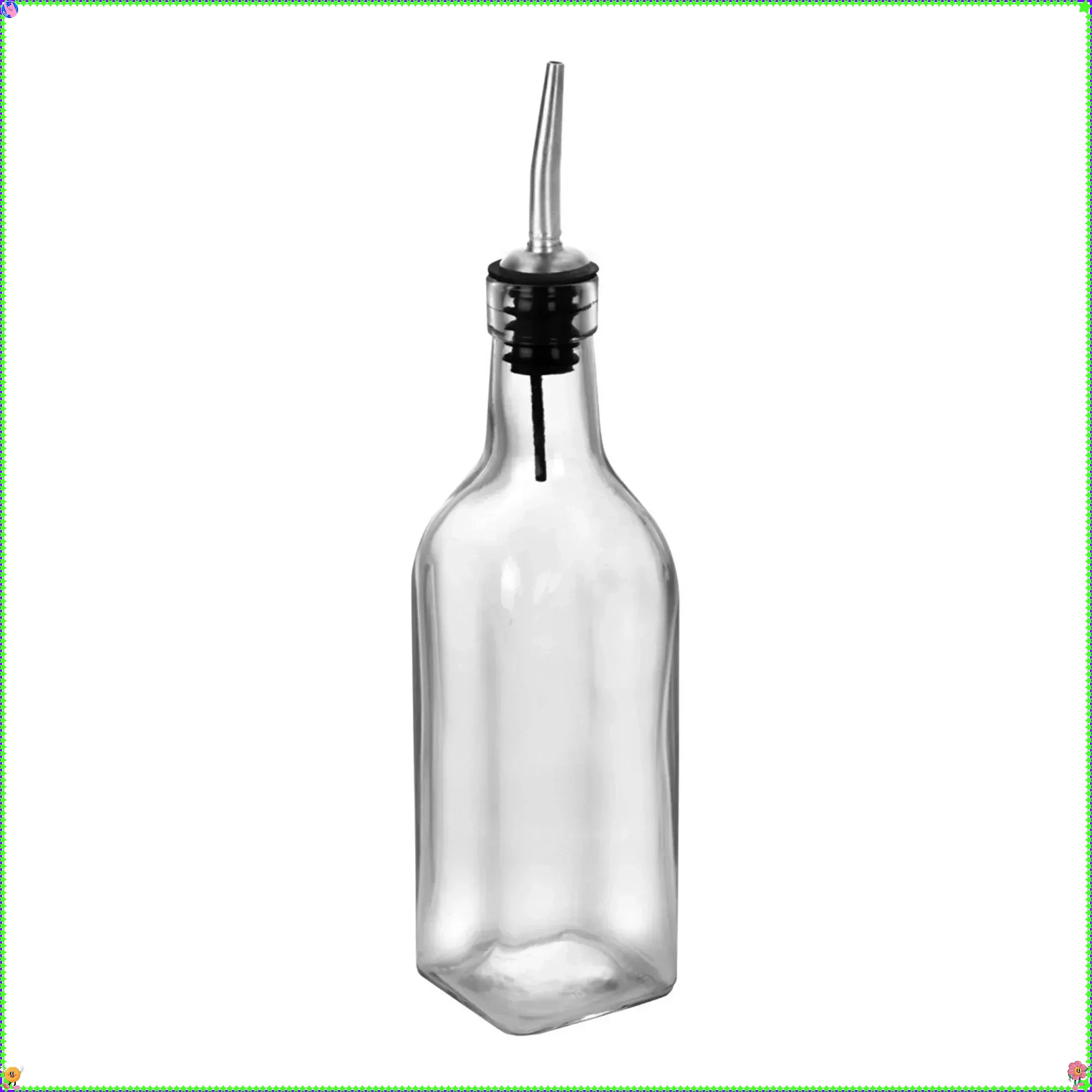 

Элегантный графитовый набор для масляного уксуса, 11 унций с носиком без капель, идеальный подарок для домашнего приготовления