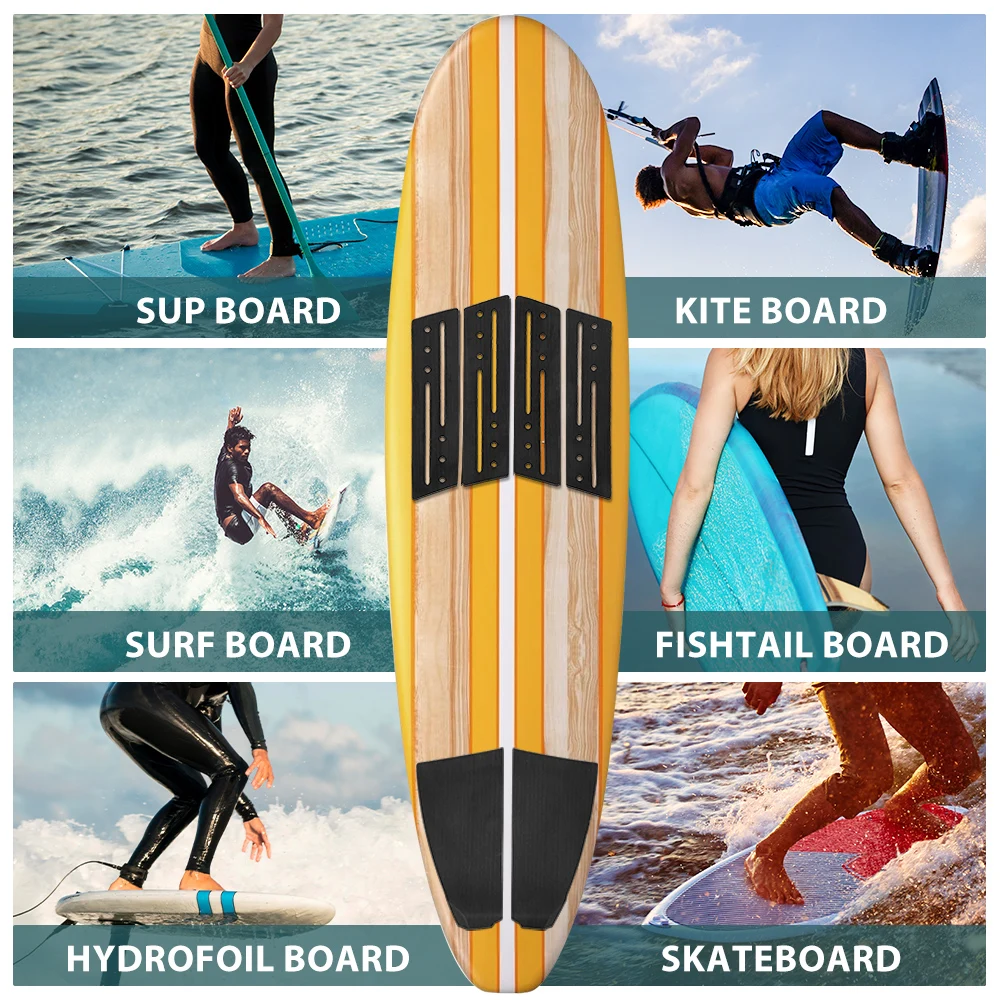 Tappetino per trazione anteriore da surf in EVA da 3/4 pezzi per tavola da surf Skimboard Longboard