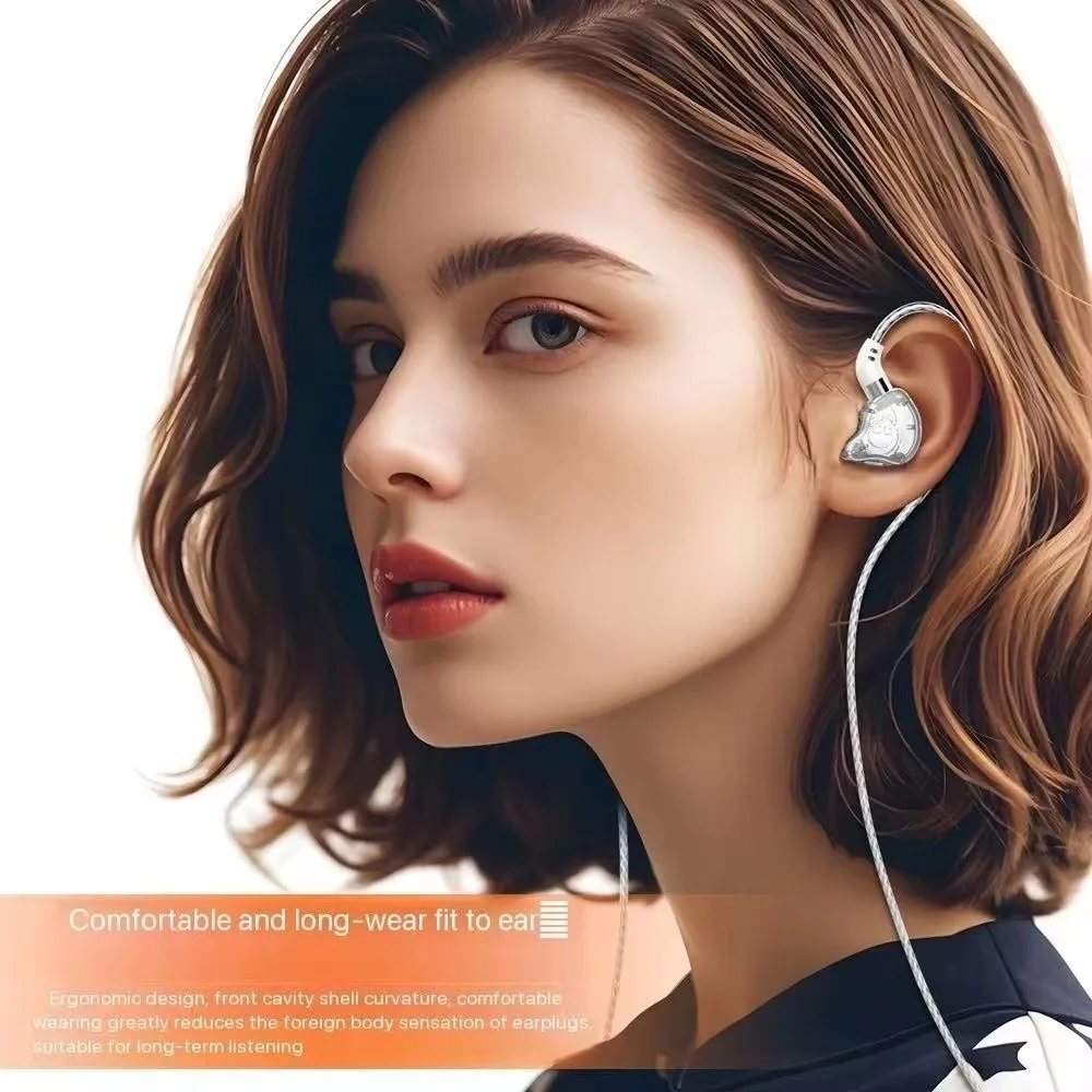 Handsfree Bass Stereo Type C Wired Earphone Sport In Ear Wired Headset HiFi 3.5mm Wired Headphones Music