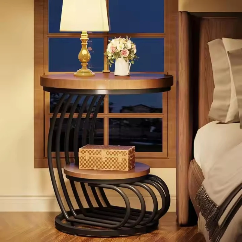

2nd floor living room bedroom office side table antique metal and wood coffee table side table