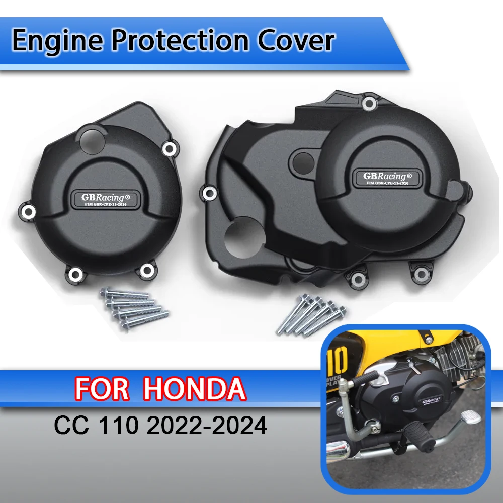 

Motorcycle Engine Cover Sets For Honda Cross Cub 110 CC110 2023 2024 Bonnet Protector Engine Cover
