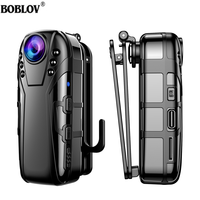 Boblov L02 1080P Infrared night vision Full HD Lens Mini Camera Dash Cam Small Camcorder 125 degrees wide angle Bodycam Police