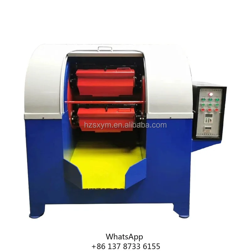 60L High Efficiency Centrifugal Barrel Finishing Machine With Bearing & Engine For Jade/Metal Deburring Easy Operation