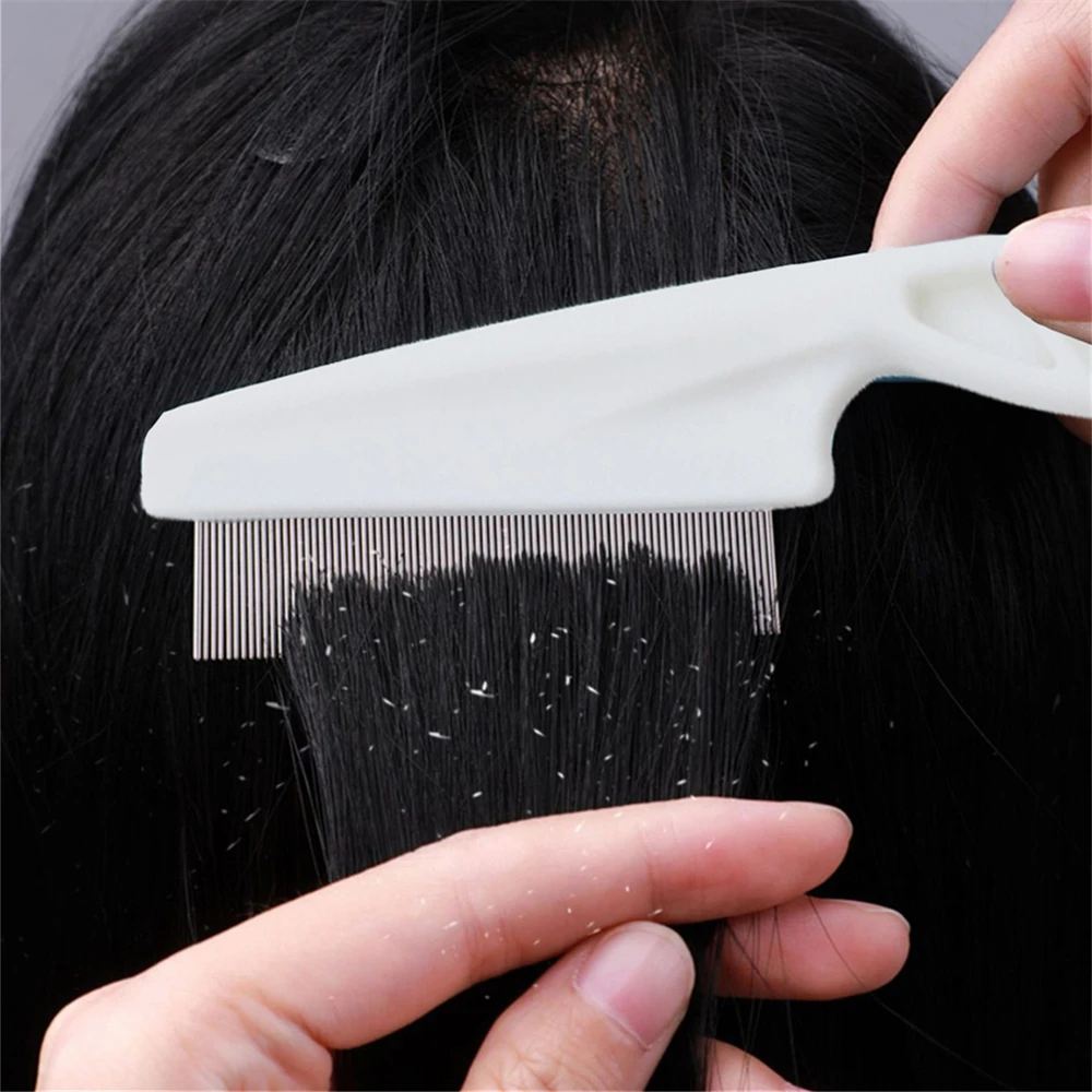 

1 шт. расческа для удаления перхоти, вшей, супер плотных вшейных яиц, расчесывания волос, расческа с плотными зубьями
