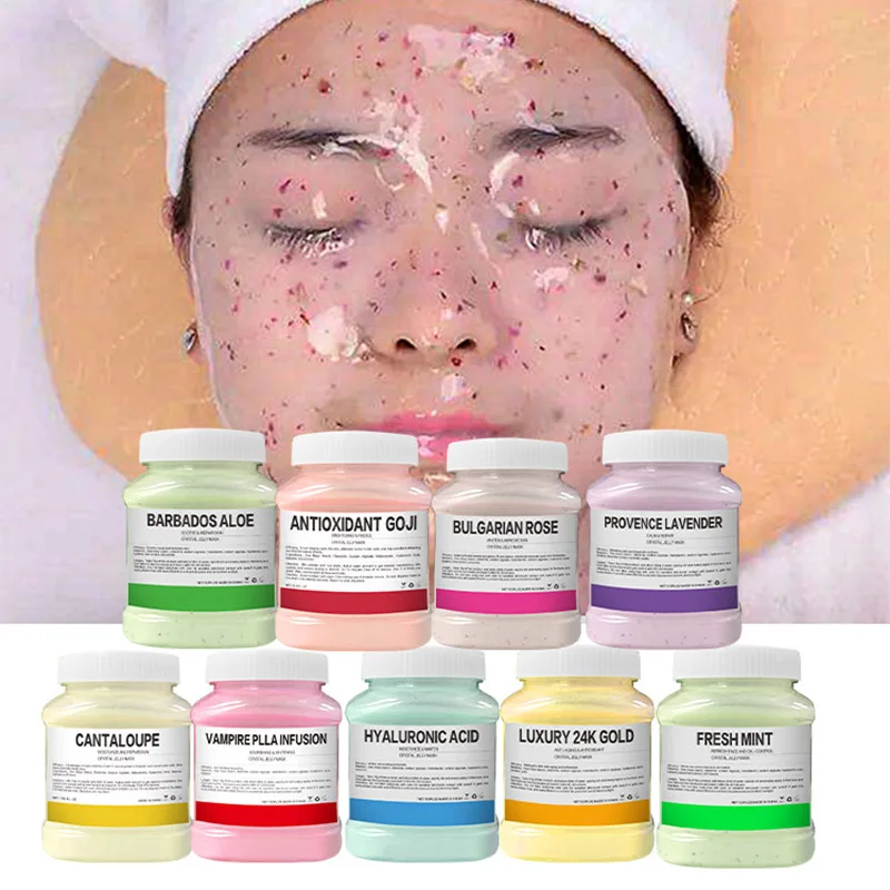 

350g Hydrating 24K Gold Soft Mask Powder Rose Petal Crystal Jelly Mask Powder Skin Care Dropshipping