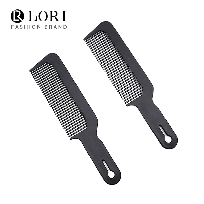 

Plastic wide handle comb household smooth hair comb handle perforated hook storage comb new barber shop styling com