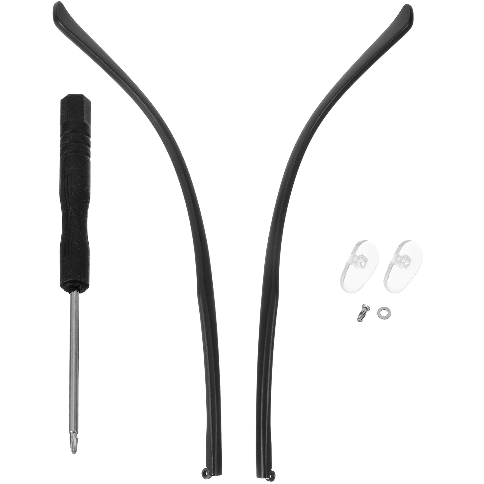 

Glasses Leg Bracket Replacement Temples Arms Universal Eyeglasses Parts Black TR90 Material Comfortable Easy Install Sunglasses