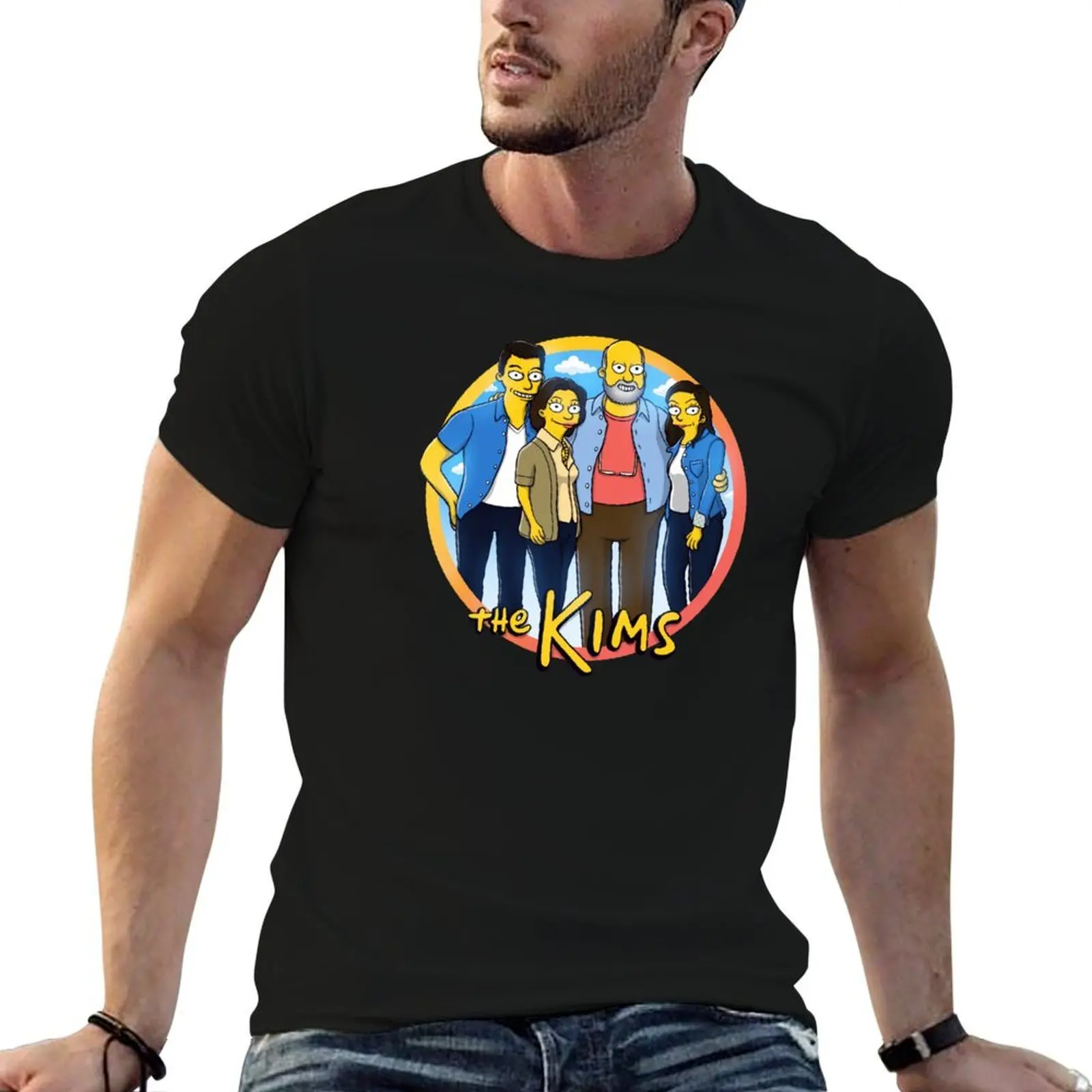 The Kims T-Shirt baggy shirts funny meme t-shirts mens graphic t-shirts funny