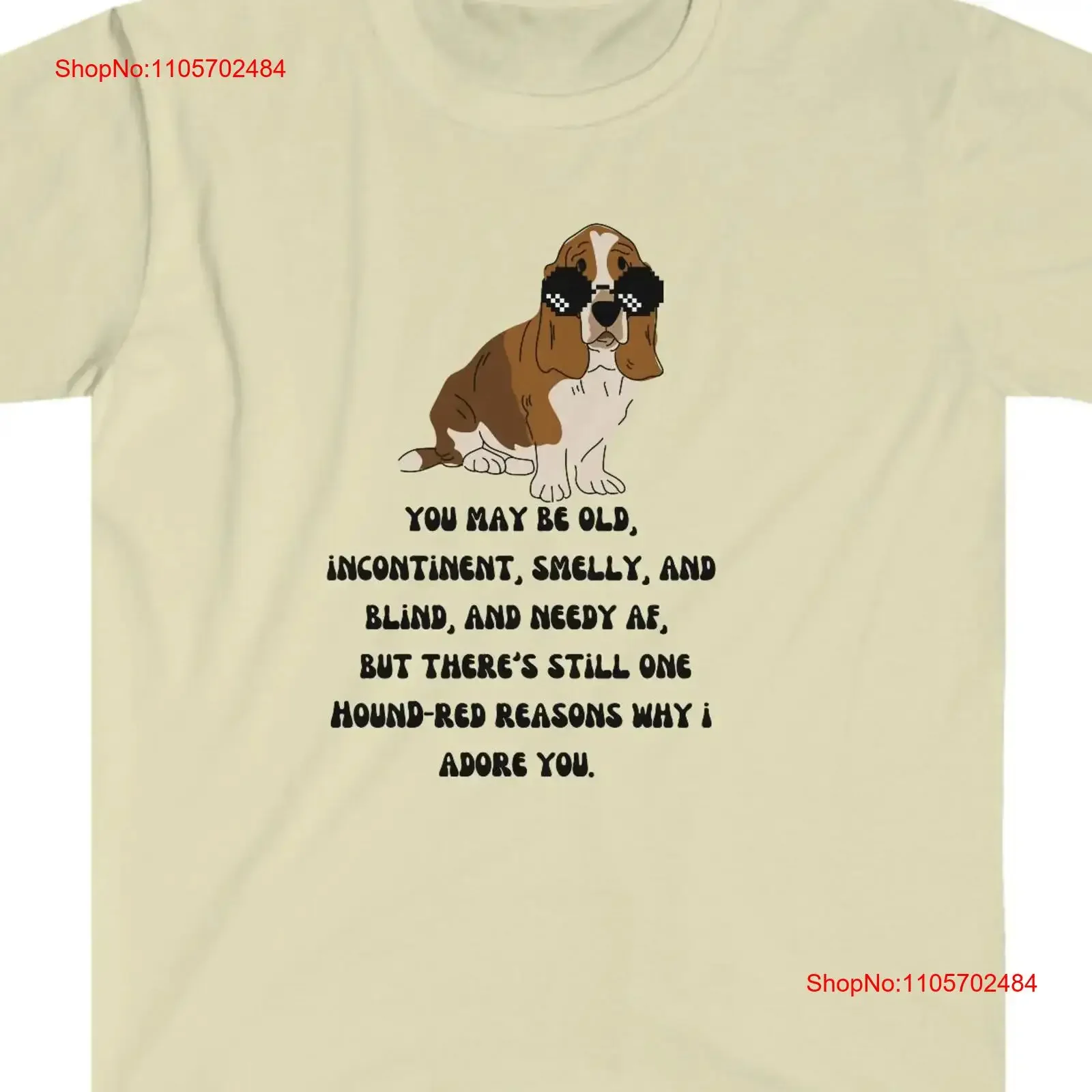 Basset Hound Valentine T Shirt Dog Pet Lover Funny vintage Washed fashion Soft Stylish Comfortable homme Casual