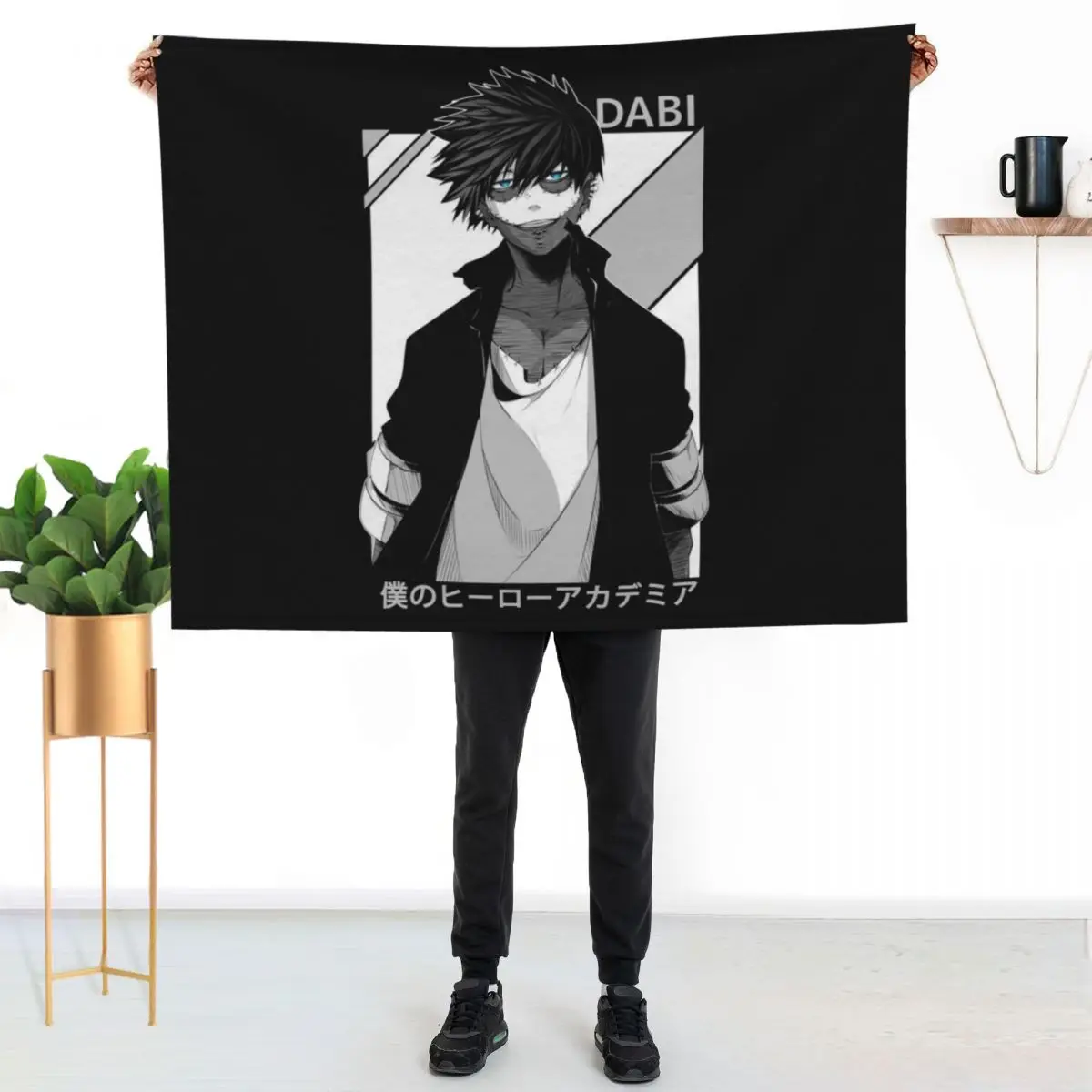 Dabi | Toya Todoroki (MHA) Throw Blanket Versatile Cozy Throw Blanket for All Occasions