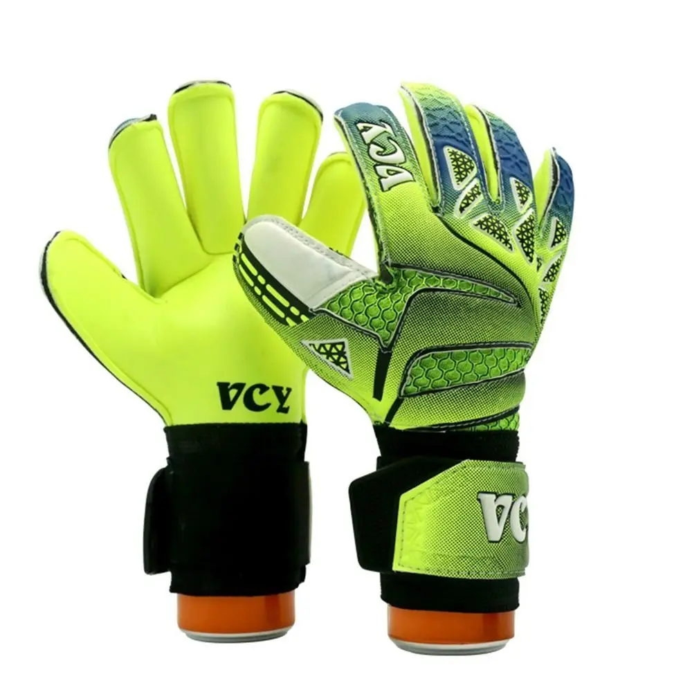 Guanti da portiere da calcio antiscivolo Guanti da portiere da calcio impermeabili resistenti all'usura Guanti da calcio in lattice traspiranti colorati