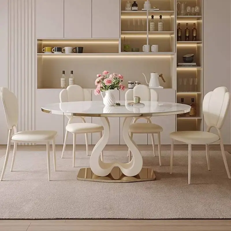 Mechanism Candles Dining Table Covers Centerpiece Living Room Dining Table Conference Lounges Wood Mesa Comedor Furniture Home