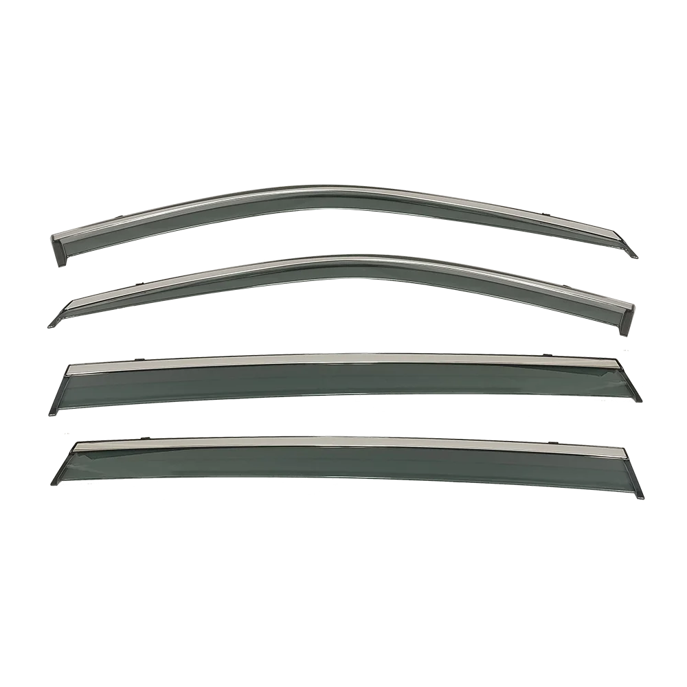 Premium Direct Fit Easy Installation Durable Window Visor Wind Deflector For FORD EQUATOR 2021 Injection PC Car Door Side
