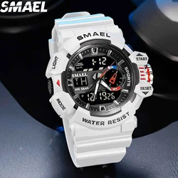 SMAEL Military Men's Watches Sport Watches Men Luxury Top Brand Digital Wristwatches Waterproof 5BarAlarm Electronic Clock 8043