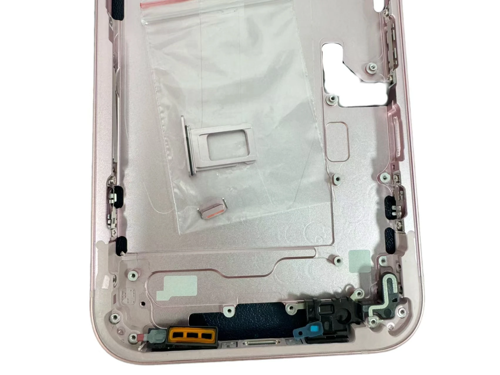 DIY 15 Plus frsme with button and sim tray,not include back glass,with mesh