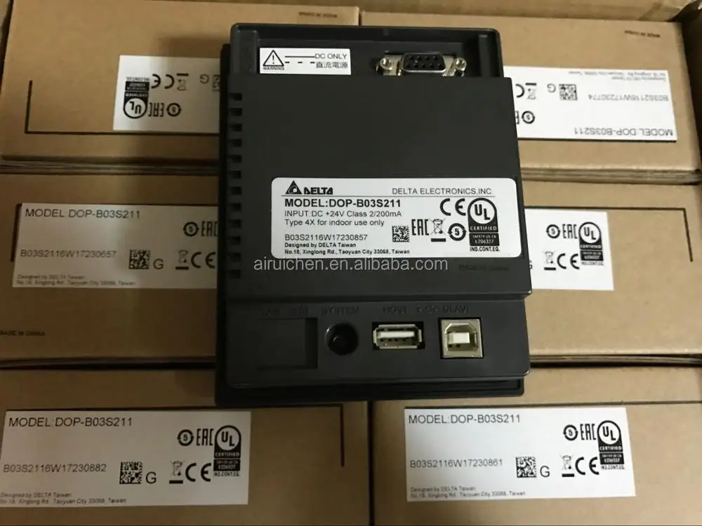 HMI AC Servo Motor DVP AC/DC Power Supply Single-OUT 24V 10A 240W 9-Pin Carton DRP-24V240W2BN DELTA Switching power supply