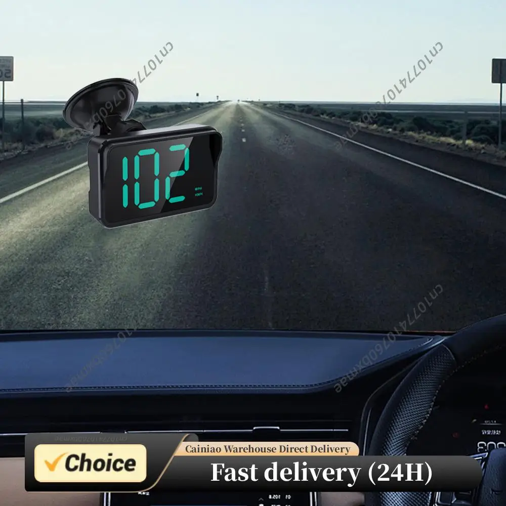 

Универсальный цифровой спидометр GPS HUD для всех автомобилей и грузовиков, подключи и работай, автозапчасть