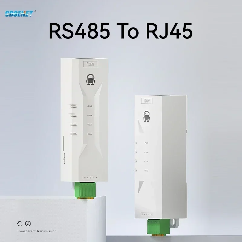 Serial Port Server RS485 To Ethernet CDSENET NE2-D11 DC 8-28V TCP/UDP Modbus MQTT HTTP DNS FOTA Remote Up DIN Rail Installation