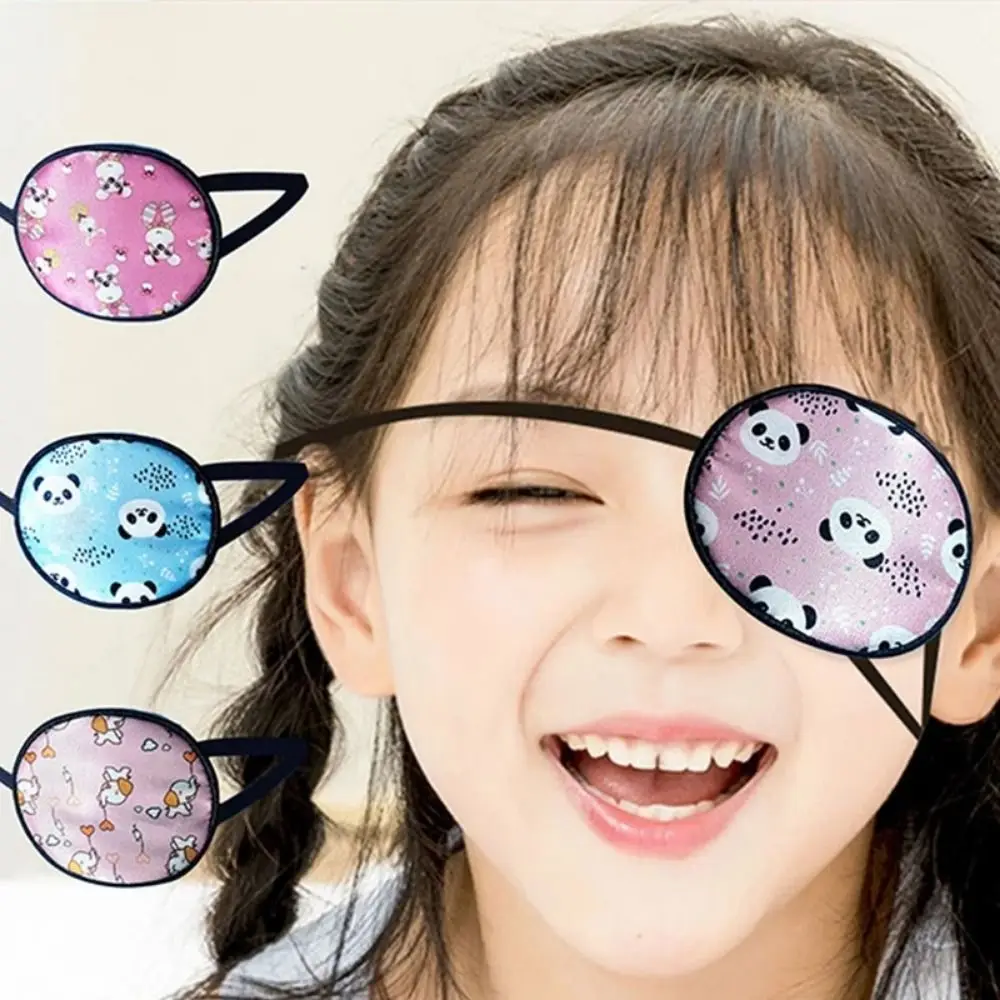 Vision Care Children's Silk Single Eye Patch Astigmatism Correction Comfortable Child Amblyopia Eye Patch Mulberry Silk Cartoon