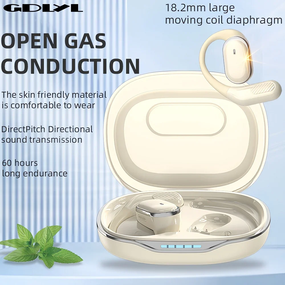 

TWS Wireless Earphones Bluetooth 5.4 Sports Headphone IPX7 Waterproof Headsets Touch Control 9D Stereo Headset with Mic Earpiece
