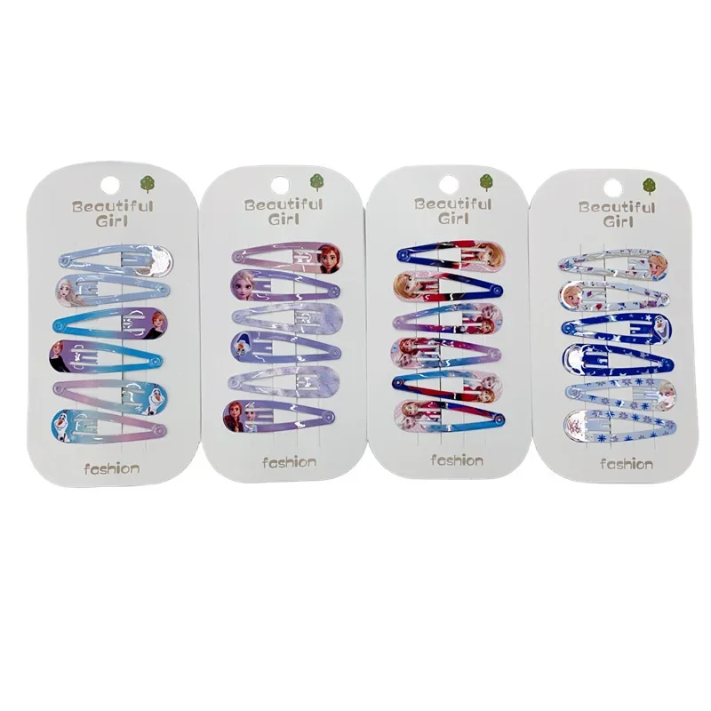 12 stรผcke gefrorene Disney Haarnadeln Mรคdchen Anime Schmuck Accessoire Elsa Anna niedlichen Kopf bedeckung Mode Kopfschmuck Haar griff Kinder