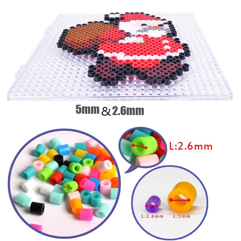 5mm/2.6mm 24Color Hama Beads 3D Puzzle DIY Toy Ironing Quality Guarantee Perler Fuse Beads Educational Handmade Craft Toy