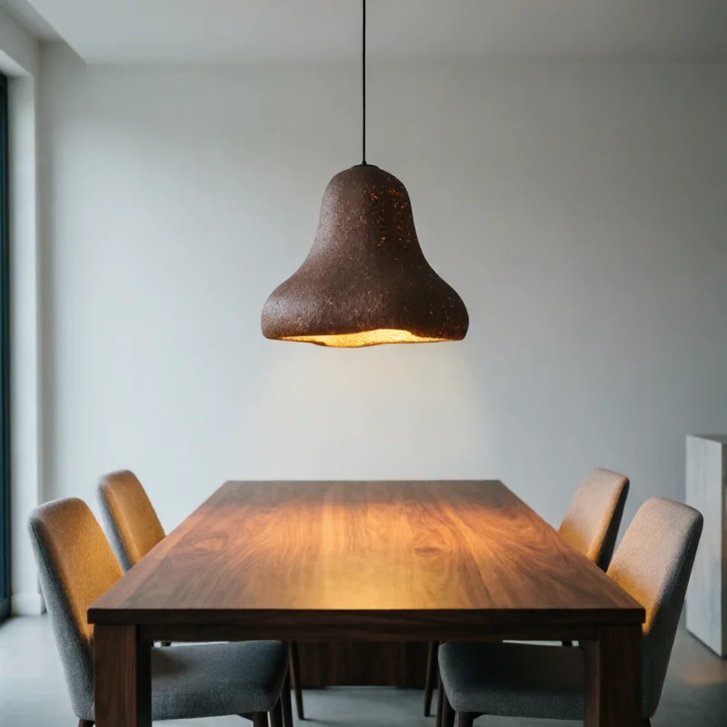 Star Dot Yellow Polystyrene Droplight Adjustable Pendant Lamp 1.5M Line for Restaurant Home Stay Wabi Sabi Style Bedside Lightin