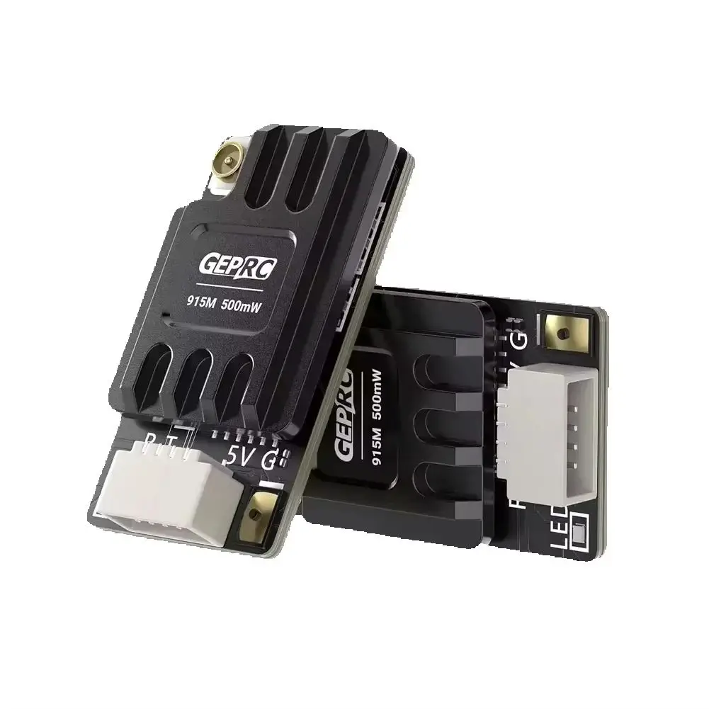 GEPRC ELRS Nano 915M PA500 Receiver, 500mW High Telemetry Power, TCXO Crystal, 25Hz-200Hz Refresh Rate, WiFi OTA Upgrade, Lightw