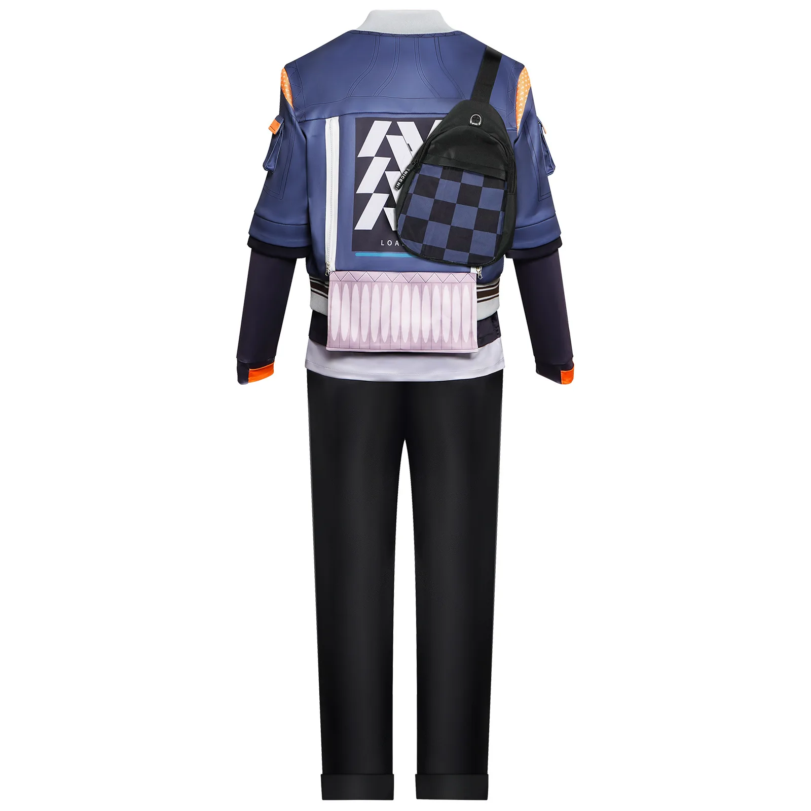 Wise Cosplay Costume Zenless Zone Zero ZZZ Protagonist Rope Craftsman Full Outfit Jacket Pants Crossbody Bag for Halloween view 5