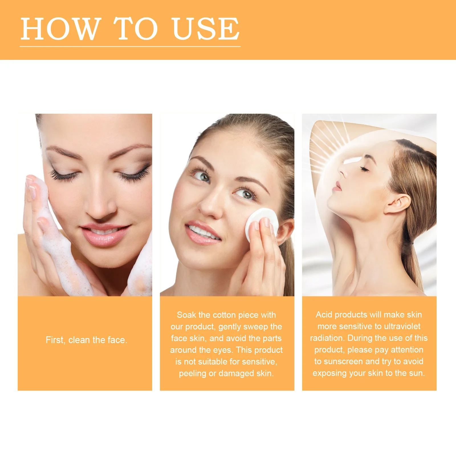 100ml Glycolic Acid Toning Solution Ordinary Acne Remover Lifting Firming Wrinkles Glowing Facial Care Gift Glycolic Acid Toner