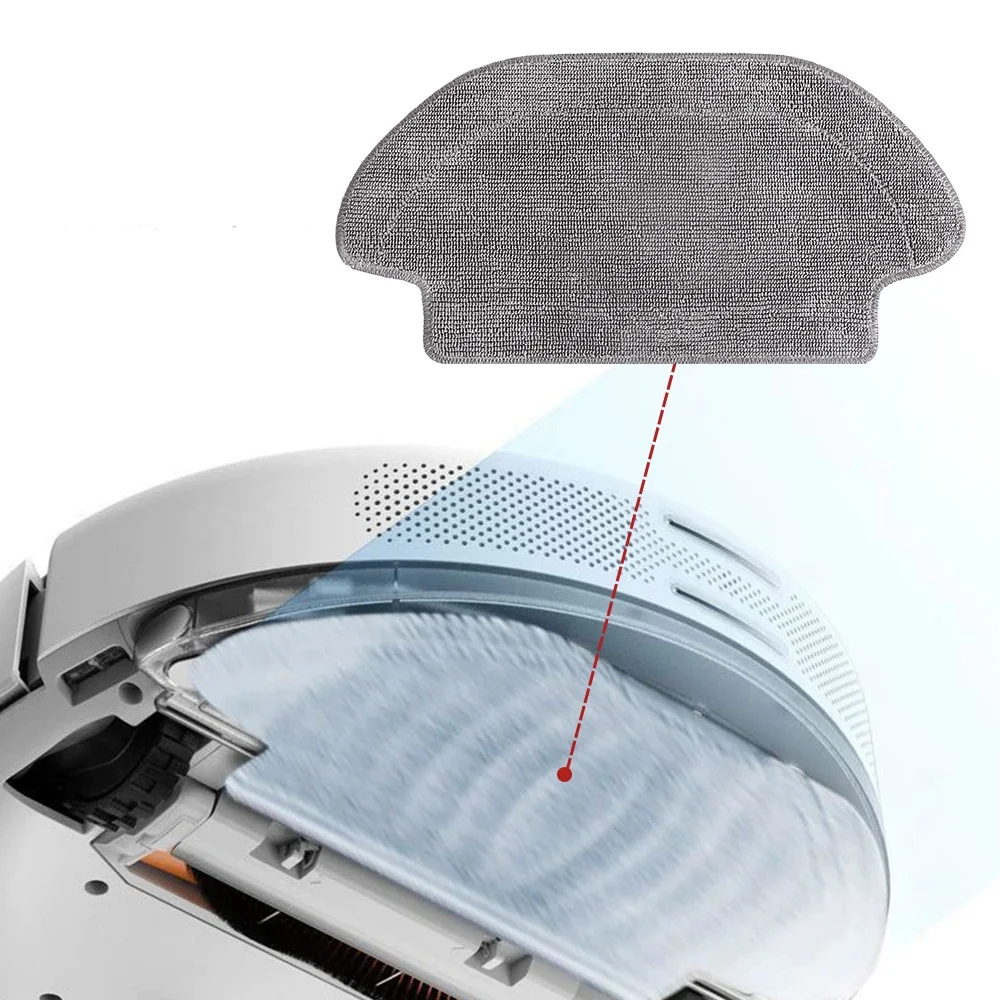 Ткань для влажной швабры для Xiaomi Mijia Mop 2S/Pro/P/3C/LDS STYTJ02YM/ VIOMI V2Pro/V3SE/S10EUS/S12, аксессуары для пылесоса, часть