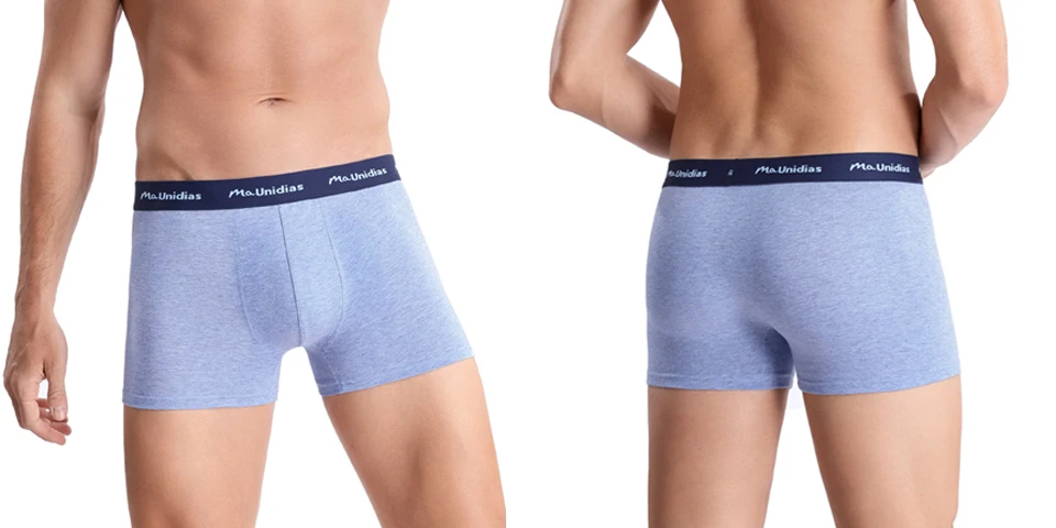 5 stücke Einfarbig Boxer Herren Unterhosen Baumwolle Schlüpfer der Männer Sexy Brief Elastische Band Unterwäsche Für Mann Boxer Shorts – Detail 11