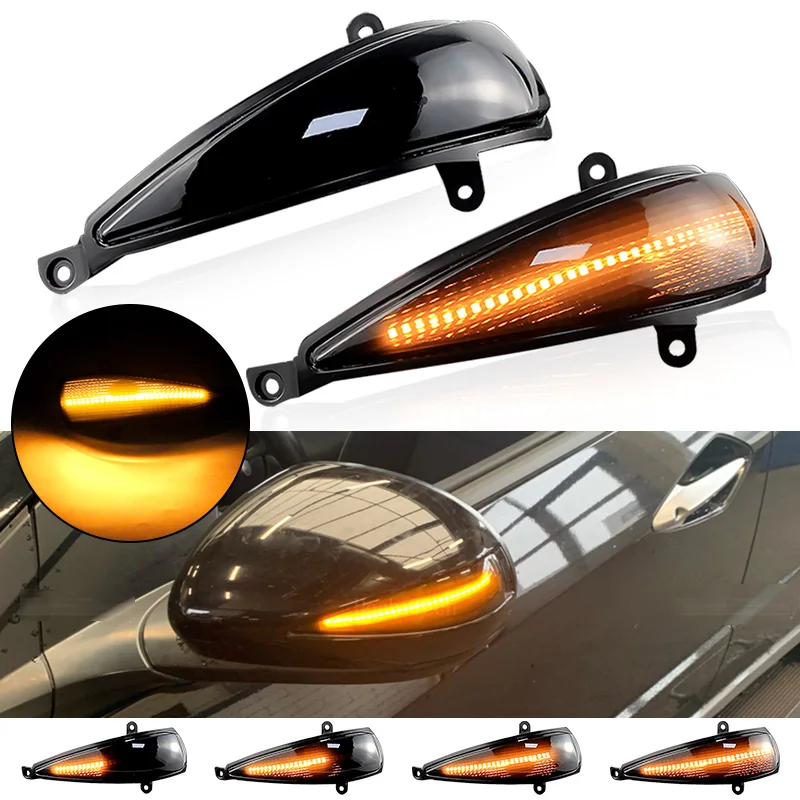 2x LED Turn Signal for Honda Civic 8th Hatchback mk8 2006 2012 FN FK 3D 5D side Rearview mirror lamp blinker Arrow 34350-SMG-E01