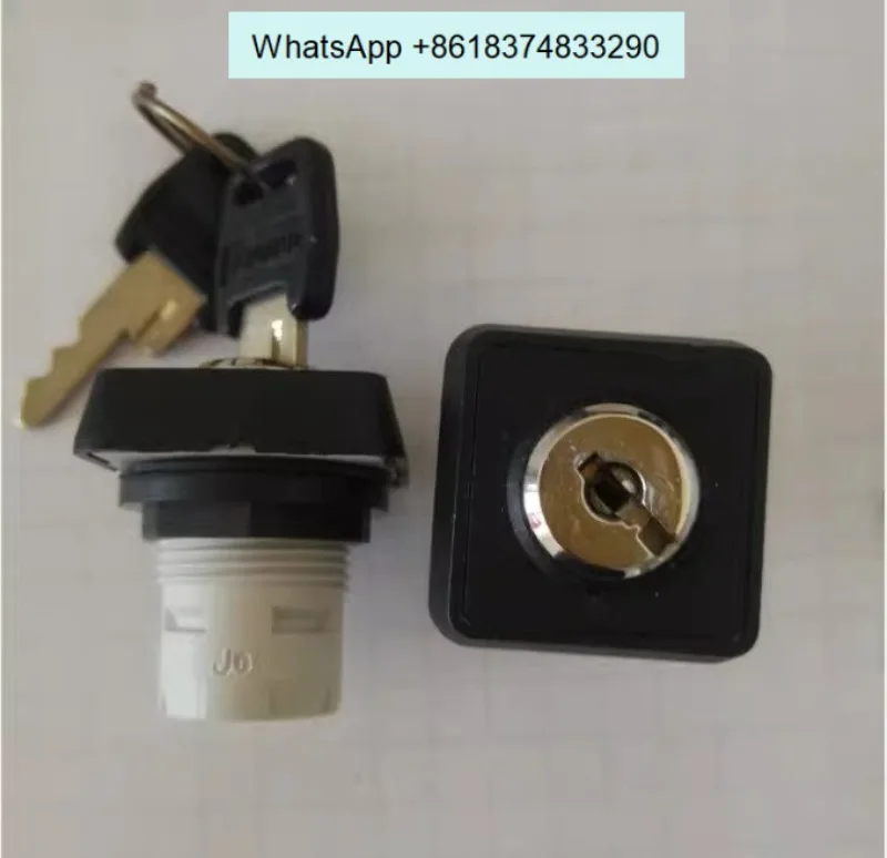 Switch button RAFIX 16 key lock front ring, square key switch self-locking