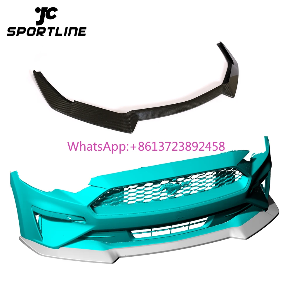 

GT Carbon Car Front Lip for Ford Mustang GT V8 2018 2019