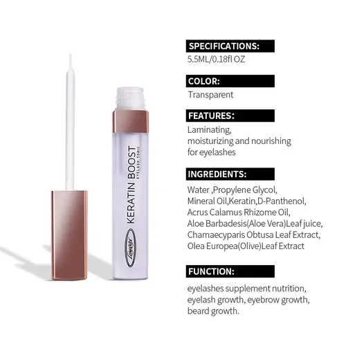 Imagen 2 del producto 15 botellas Lomansa 6ml levantamiento de pestañas queratina Boost para permanente de pestañas solución nutritiva coreana protege fortalece las pestañas