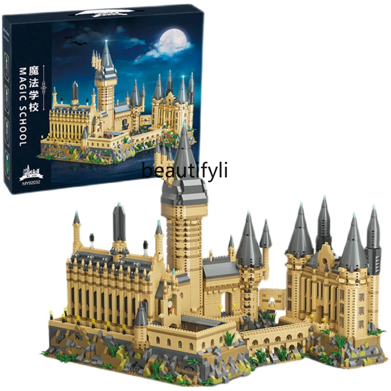 Chinese building block castle girls and boys series 20th anniversary assembly toy