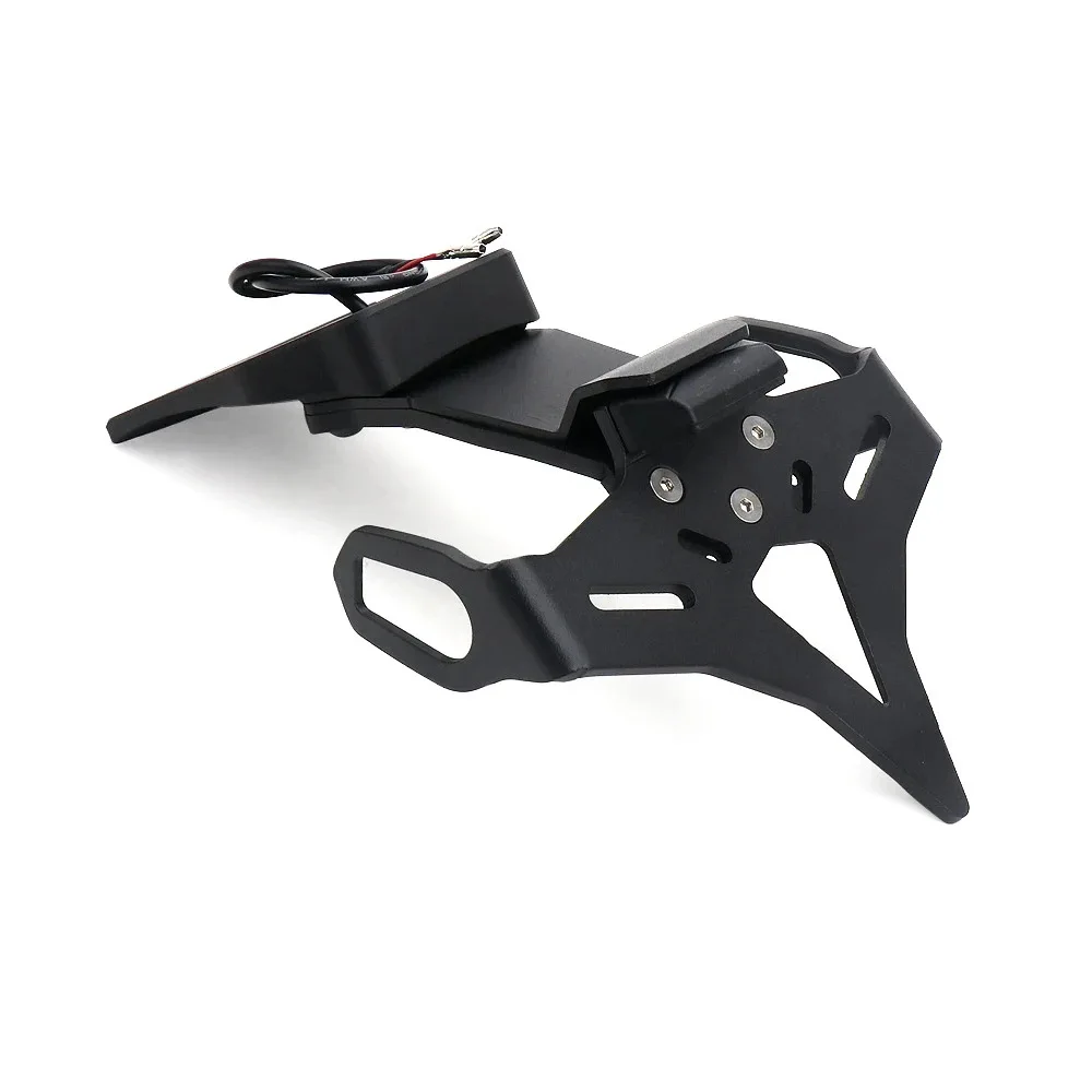 For Kawasakis Z900 2024 new motorcycle accessories locomotive modified LED short tail car license plate holder