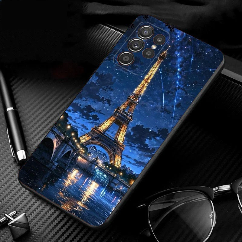 

Eiffel Tower Phone Case For Samsung Galaxy S25 S24 S23 S22 S21 Ultra S24 S23 S22 S21 S25 Plus S24 S20 FE
