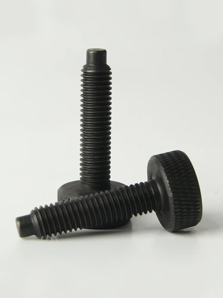 QX119.4 Perno cilindrico con filettatura esterna/Perno di posizionamento del dente esterno/Filettatura esterna con perno in acciaio inossidabile con testa zigrinata