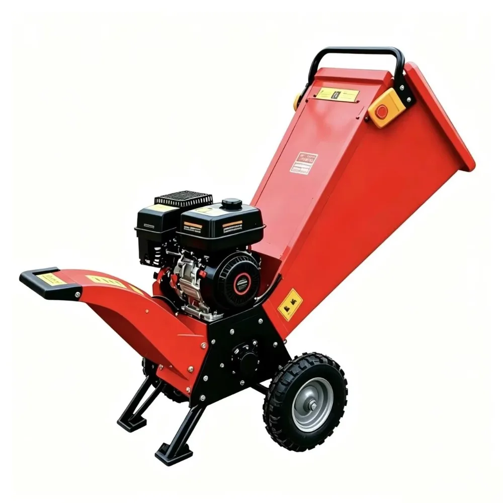 Multifunctional Mobile Wood Chipper Branch Grinder Leaves Grinder Garden Machine Agricultural Machine